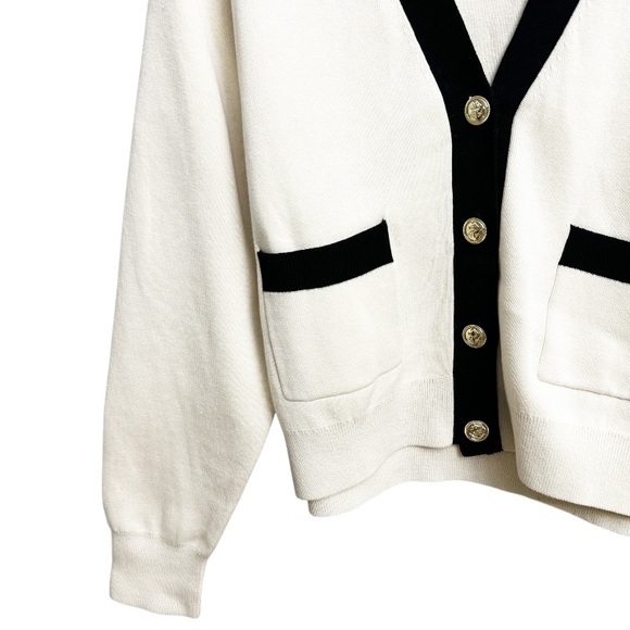 & Other Stories Cropped Button Front Cardigan - Picture 4 of 8